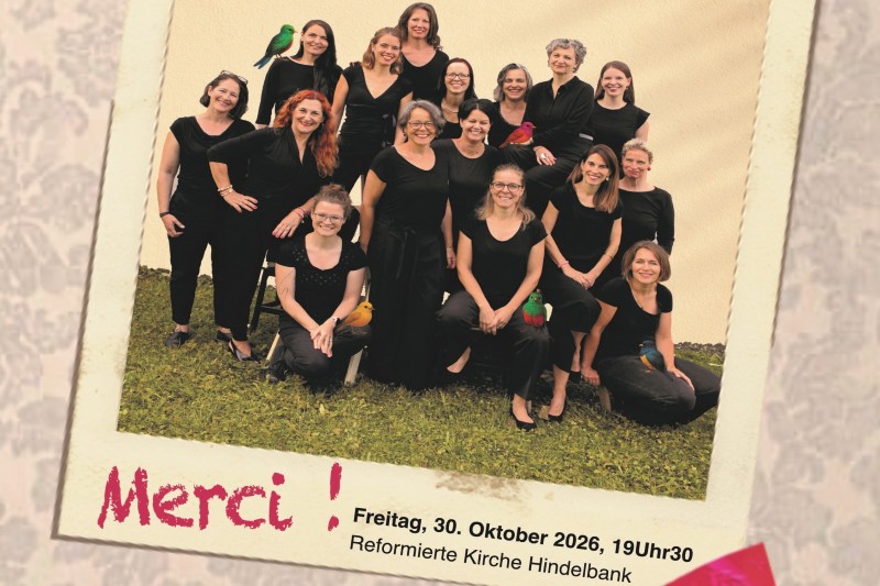 MERCI! Konzert des Frauen-Vokalensembles "les sirènes" aus Bern