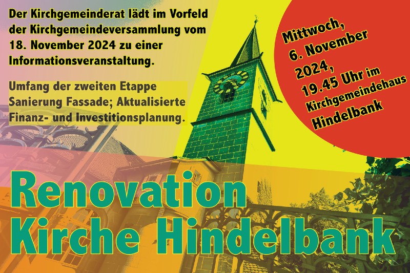 Mittwoch, 6. November, 19.30 Uhr