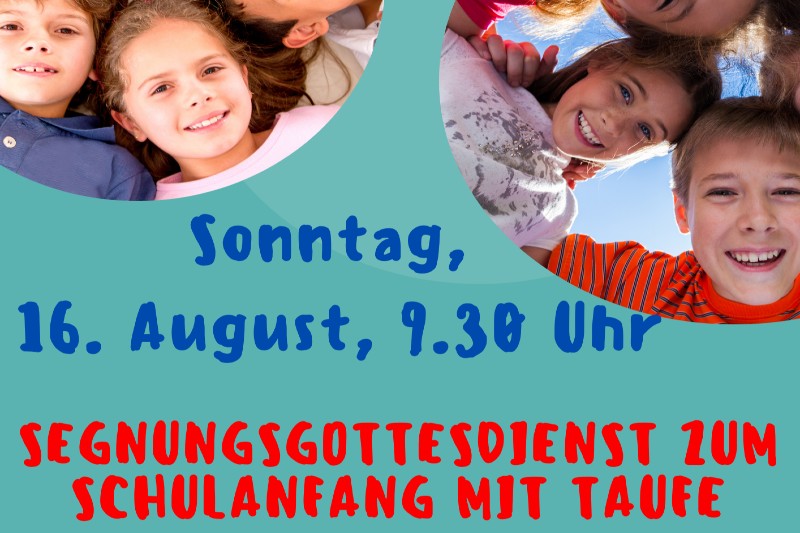 Sonntag, 16. August, 9.30 Uhr